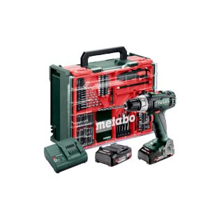  BS 18 L Set Akkus fúrócsavarozó, BS 18 L Set, Beépített LED munkalámpa utánvilágító funkcióval az optimális világosság érdekében a munkaterületen, Megbízható, erős fúrócsavarozó minden ismert fúró és csavarozó alkalmazáshoz