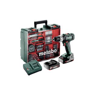   BS 18 L Set Akkus fúrócsavarozó, BS 18 L Set, Beépített LED munkalámpa utánvilágító funkcióval az optimális világosság érdekében a munkaterületen, Megbízható, erős fúrócsavarozó minden ismert fúró és csavarozó alkalmazáshoz