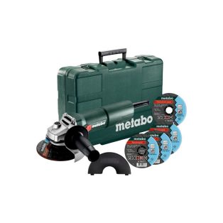   W 750-125 Set Sarokcsiszoló, W 750-125 Set, Elfordulás ellen biztosított védőbura, Robusztus, univerzális és gazdaságos: ergonomikus sarokcsiszoló minden alkalmazáshoz