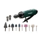 DG 25 Set Sűrített levegős egyenescsiszoló, DG 25 Set, Ergonomikus, részben gumibevonatú ház: hőszigetelt, csúszásbiztos és rezgésszegény a kényelmes munkavégzéshez, Csiszoláshoz, sorjátlanításhoz, maráshoz és gravírozáshoz
