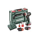 Set PowerMaxx BS 12 BL Q Akkus fúrócsavarozó