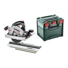 KS 18 LTX 66 BL Set Akkus kézi körfűrész, KS 18 LTX 66 BL Set, Gyors, pontos fejező vágások egy Metabo KFS fejezősínre való egyszerű rácsatolással, Nagy húzóerejű, könnyű akkus kézi körfűrész az építkezésen való univerzális alkalmazáshoz