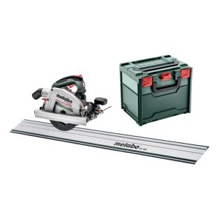   KS 18 LTX 66 BL Set Akkus kézi körfűrész, KS 18 LTX 66 BL Set, Gyors, pontos fejező vágások egy Metabo KFS fejezősínre való egyszerű rácsatolással, Nagy húzóerejű, könnyű akkus kézi körfűrész az építkezésen való univerzális alkalmazáshoz