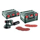 SXA 18 LTX 125 BL Set Akkus excentercsiszoló, SXA 18 LTX 125 BL Set, Vibrációszegény munkavégzés az egyenletes működésnek köszönhetően, Lapos akkus excentercsiszoló ergonomikus megjelenéssel és alacsony súllyal a fáradtságmentes munkavégzés érdekében