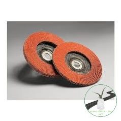  3M™ Cubitron™ II 969F lamellás tárcsa, T29 kúpos, 125 mm x 22 mm, 40+, 7100105850, , , Fém