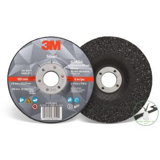   3M™ Silver tisztítókorong, T27 süllyesztett, 125 mm x 7 mm x 22,23 mm, 7100141086, , , Fém