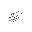 Vsm vlies tekercs CV 100mmx10000mm /super fine/, , , Fém, Fa, Festék, Lakk