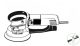 Vsm tépőzáras csiszolótárcsa 150mm  P220 572B/C7K 8 lyuk