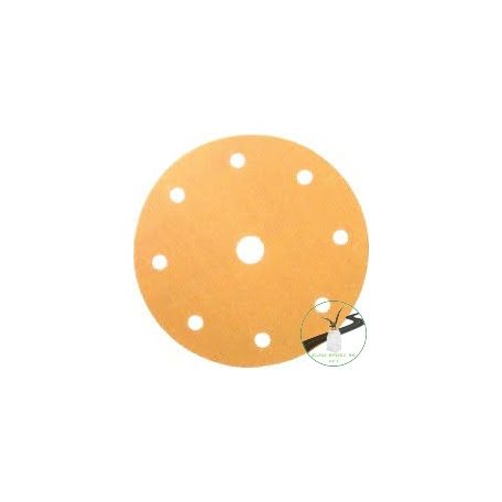 Vsm tépőzáras csiszolótárcsa 150mm  P220  544/C3K 8+1 lyuk, , , Fém, Festék, Lakk