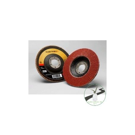 3M™ Cubitron™ II 967A lamellás tárcsa, T29 kúpos, 115 mm x 22 mm, 60+, PN65052, 7000104360