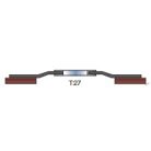 3M™ Cubitron™ II 967A lamellás tárcsa, T27 egyenes, 125 mm x 22 mm, 40+, PN65069, 7000104374, , , Fém