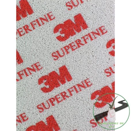 3M Szuperfinom (superfine) csiszoloszivacs, 3810, 115x140 mm, 20 db/doboz, 7000043359