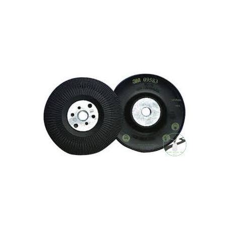 3M™ Fibertárcsa felfogó, 115 mm, bordázott, fekete, PN09583, 7000105441