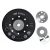 3M™ Fibertárcsa felfogó, 125 mm, bordázott, fekete, PN09584, 7000105442