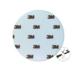   3M™ Finesse-it™ tépőzáras polírozó filc, 75 mm, fekete, puha, PN09390, 7000041365, , , Fém, Festék, Lakk