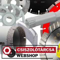 Gyémántkorongok, -tárcsák, koronafúrók